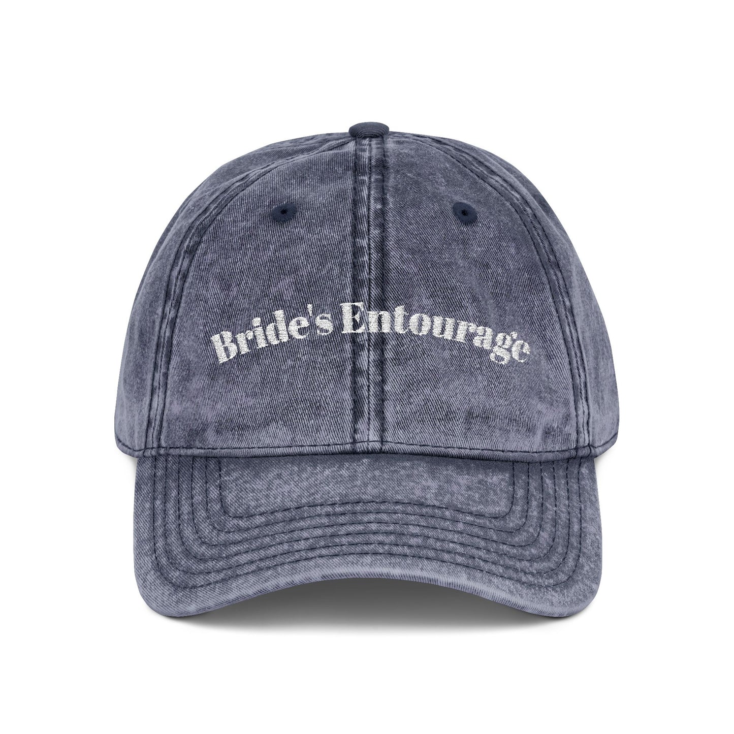 Vintage Embroidered Cap, Bride's Entourage Hat, Wedding Accessory, Bridal Party Gift, Stylish Headwear