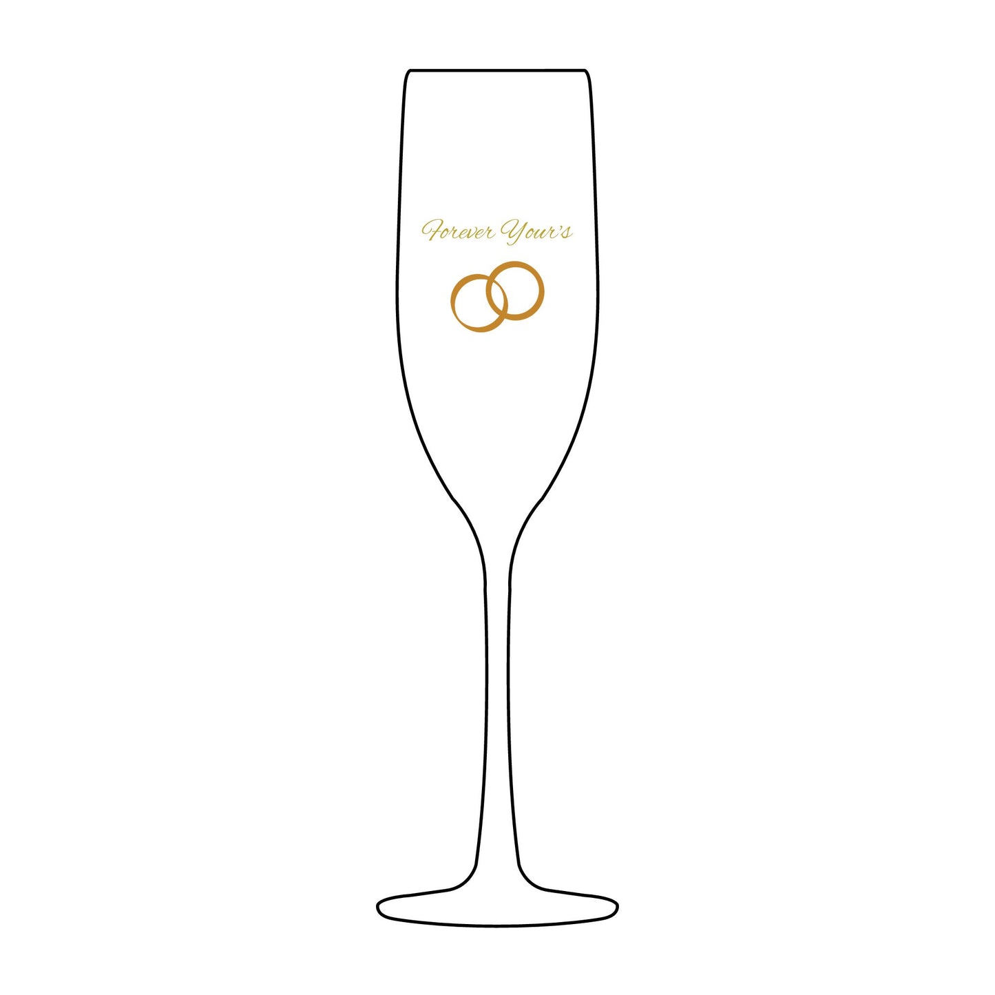 Personalized Champagne Flute, Custom Engraved Wedding Glass, Bridal Party Gift, Anniversary Celebration, Toasting Glasses