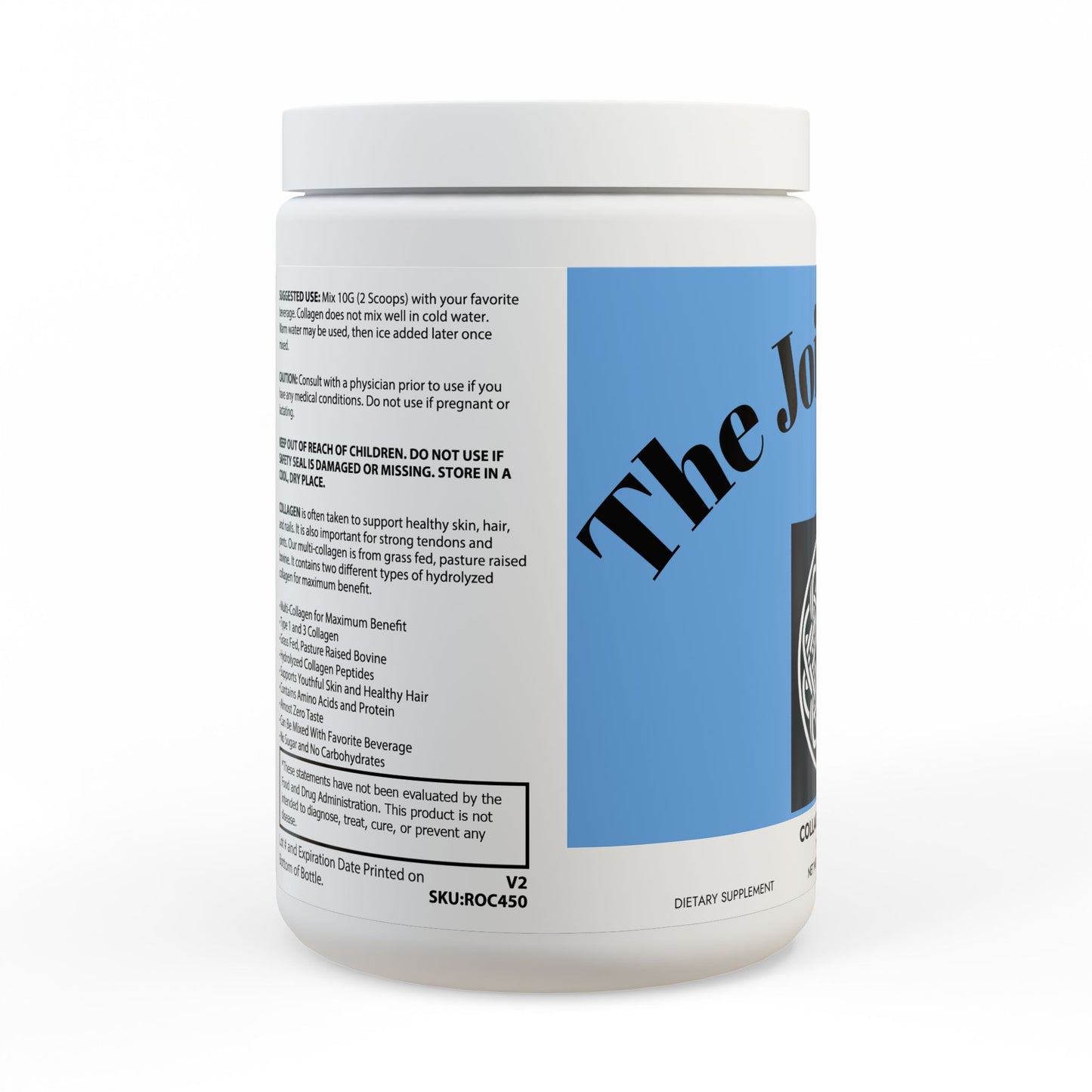 Collagen Peptides Type I & III Supplement (350g, 12.3oz)