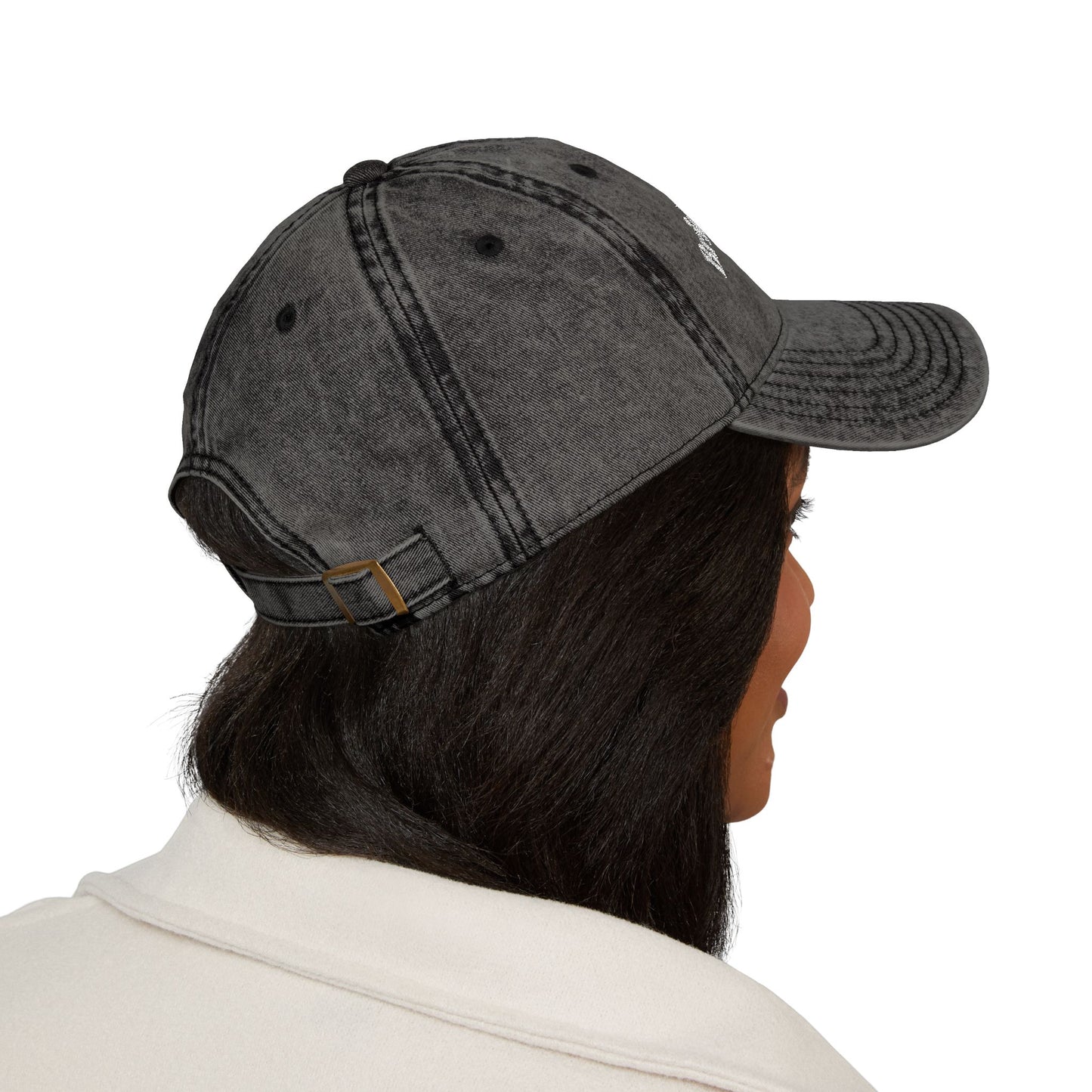 Vintage Embroidered Cap, Bride's Entourage Hat, Wedding Accessory, Bridal Party Gift, Stylish Headwear
