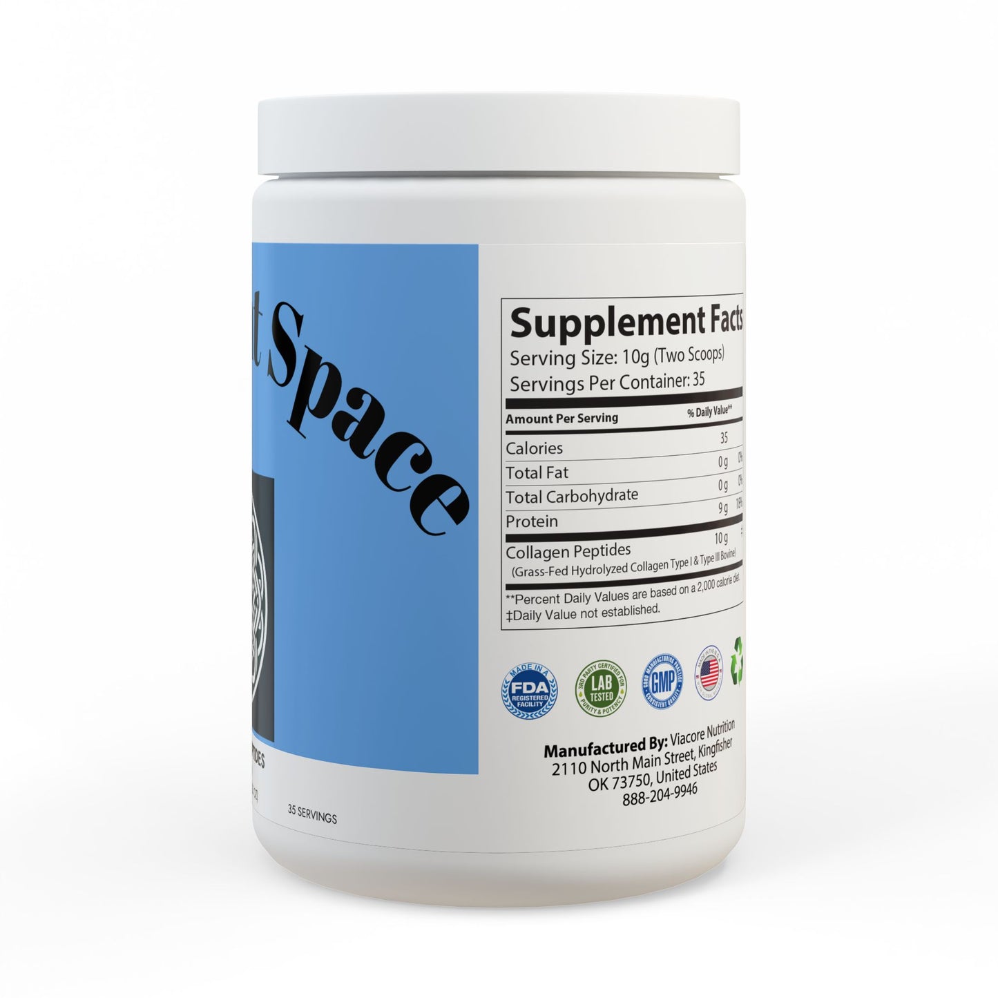 Collagen Peptides Type I & III Supplement (350g, 12.3oz)