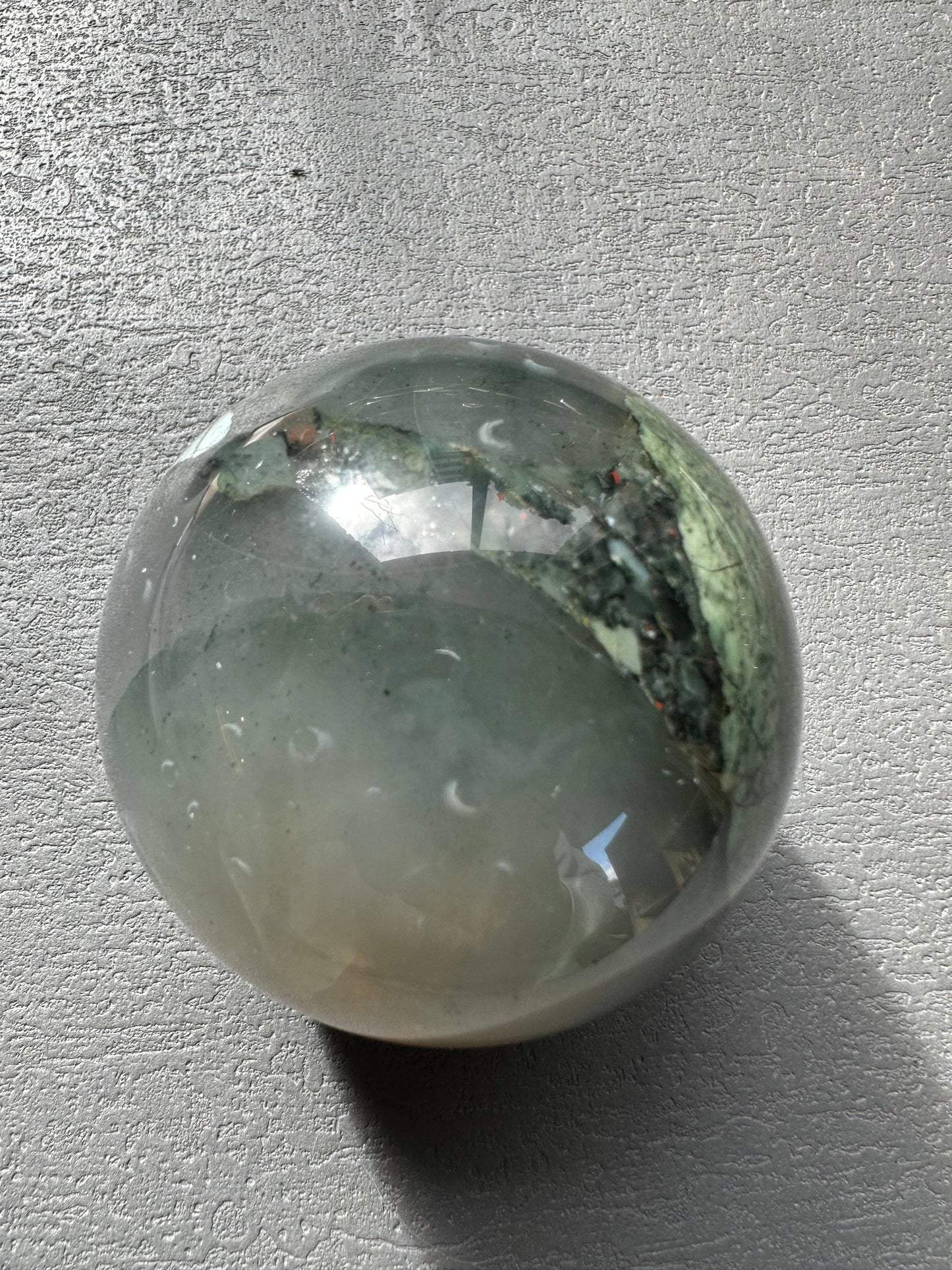 African Bloodstone Sphere – Grounding, Vitality & Protection – Choose Your Size – Natural Healing Crystal, Christmas Crystal Gift: 5-6cm